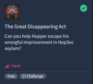 The Great Disappearing Act